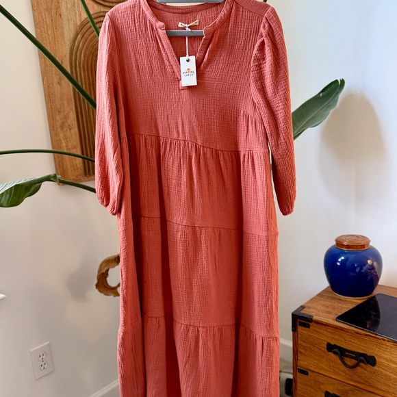 Marine Layer Annabelle Dress in Rosewood - XS - NWT - Picture 4 of 5